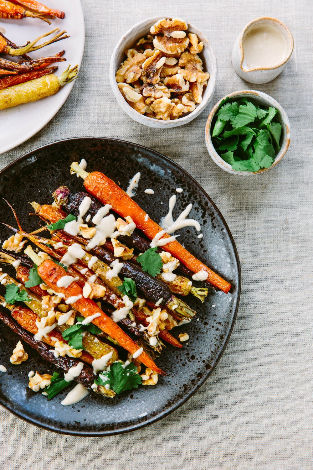 veggie bowl with dressing