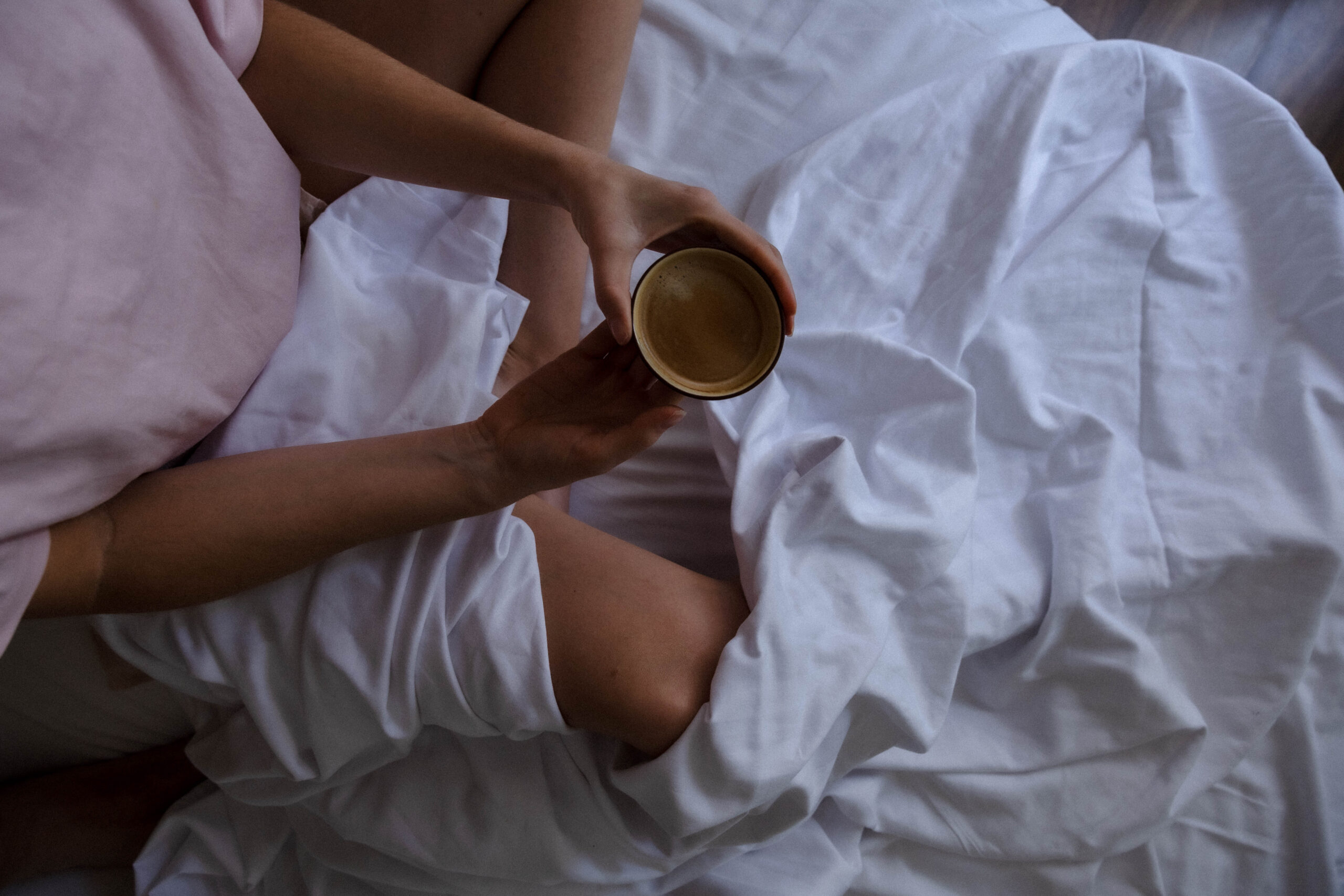 Warm drink in bed helps with whole person healing.
