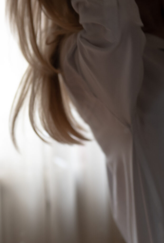 Close-up picture of a blond woman. Hormonal imbalance can affect every layer of a woman's life.