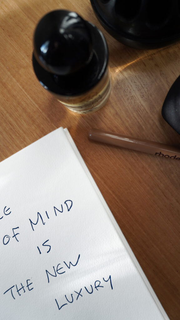 Peace of mind is the new luxury