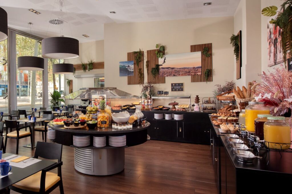 Breakfast was absolutely wonderful at the hotel. Credit: Four Points by Sheraton Barcelona Diagonal.
